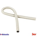 Tuyau flexible ø 24mm en acier inoxydable avec capuchon