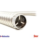 Tuyau flexible ø 24mm en acier inoxydable avec capuchon