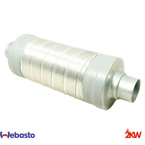 Silencieux et entrée / sortie pour chauffage Webasto 60mm