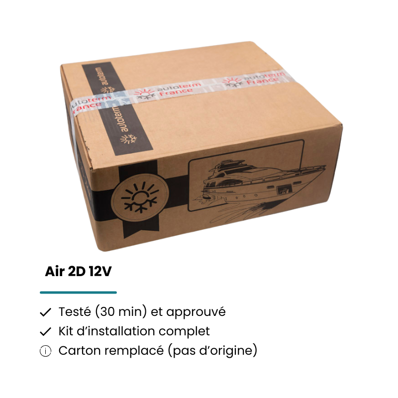 Chauffage diesel Autoterm Air 2D – Déstockage – 30 min test – Carton non d’origine