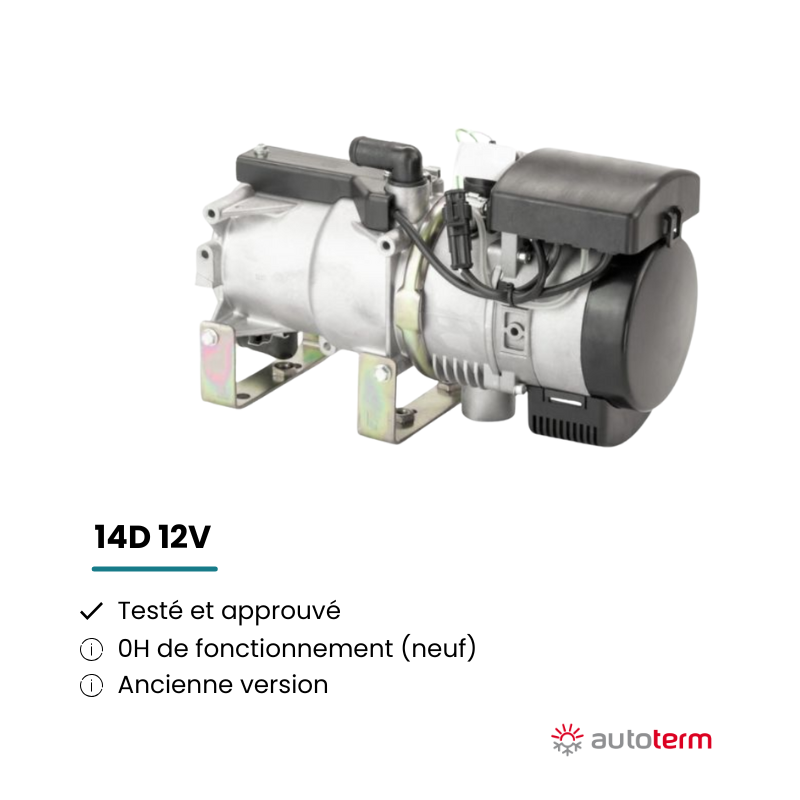 Chauffage à eau Autoterm Flow 14D 12V – 14 kW | Destockage – Carton d’origine