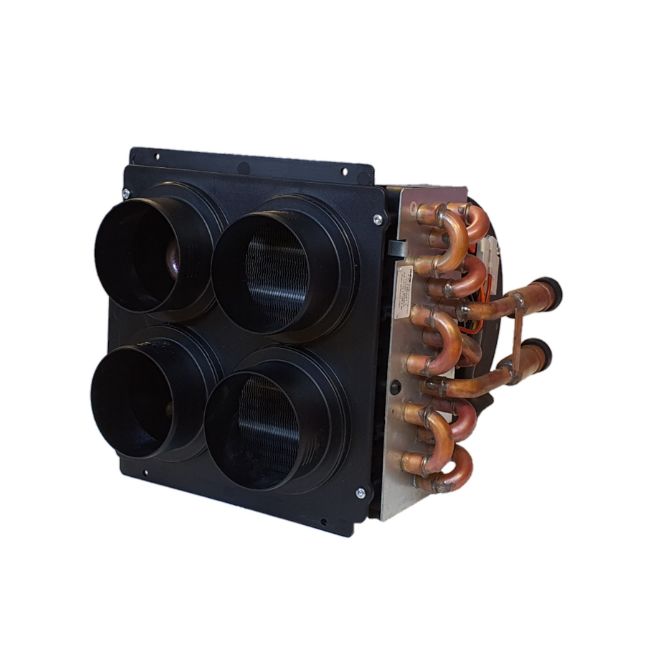 Arizona 4DS - Aérotherme de chaleur à eau avec ventilateur 24 V 5,35 kW