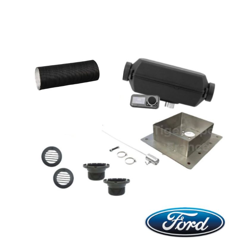 Kit chauffage Ford Transit Custom -  L2H2 L3H2 - montage intérieur