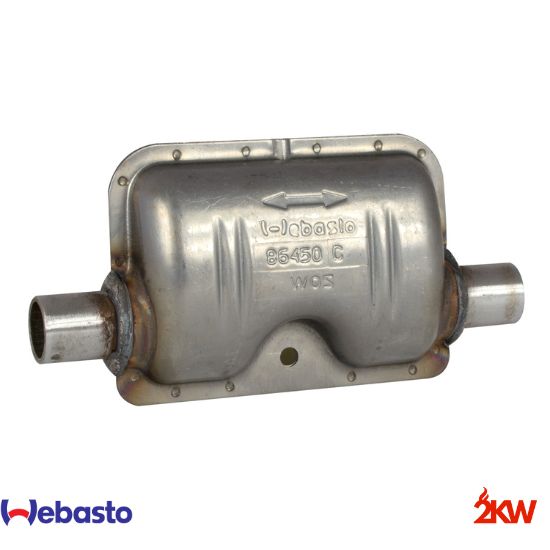 Silencieux d'échappement ø 22mm Webasto