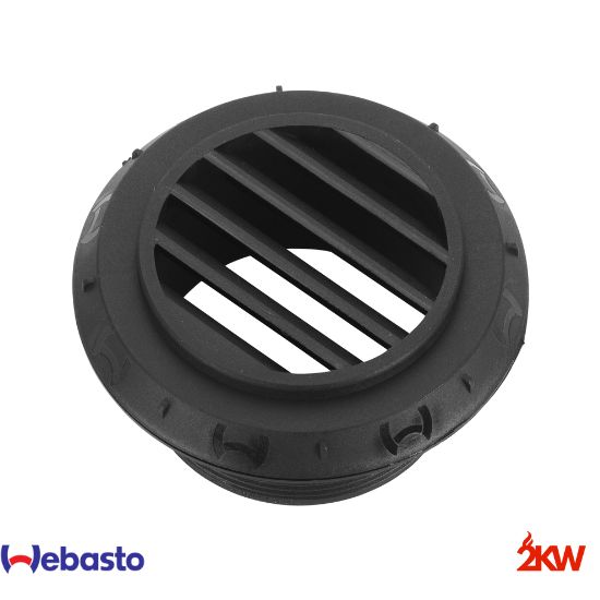 [9012294A] Grille d'aération d'origine ø 60mm 45° (Noir)