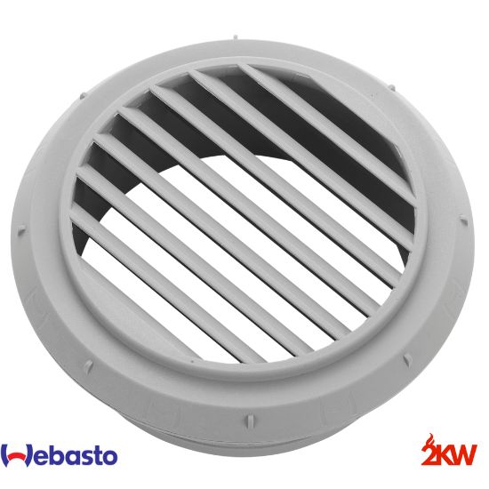[1320709A] Grille d'aération d'origine ø 90mm 45° (Noir)