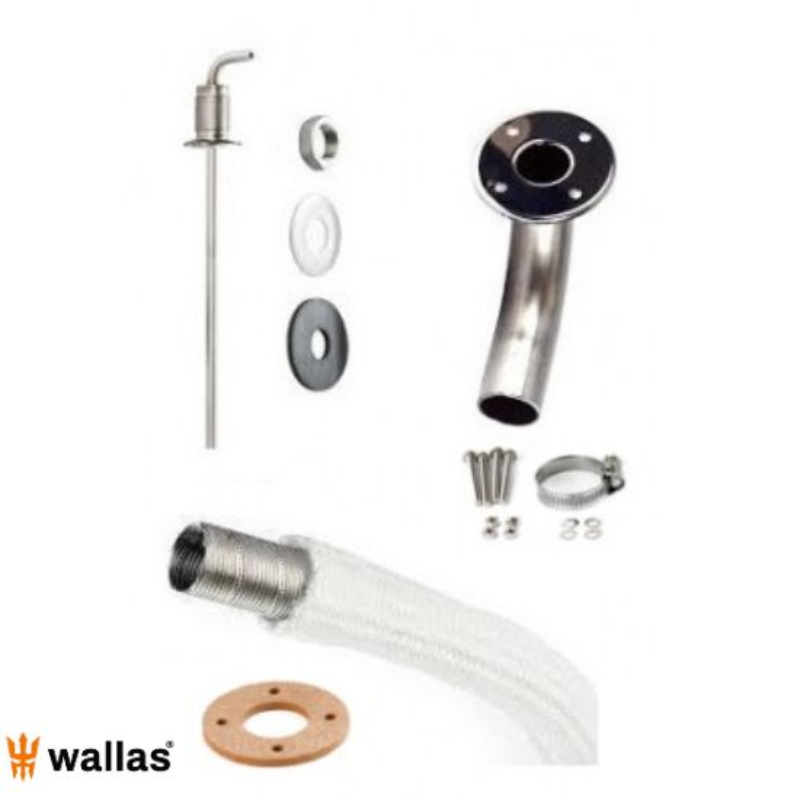 Kit d'installation bateau pour cuisinières Wallas 85 DU, 85 DT et 85 DP