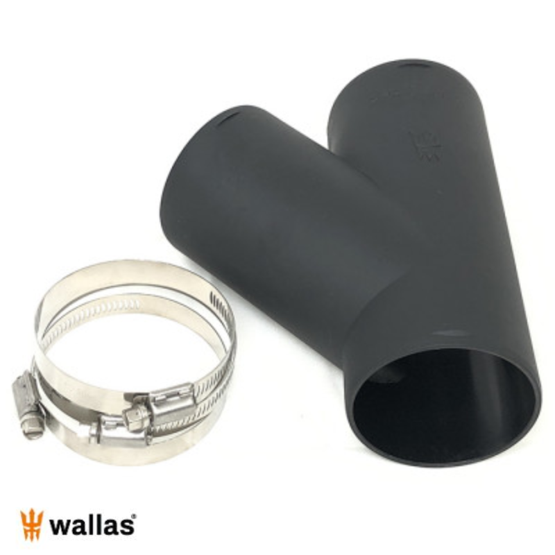 Raccord en Y 75 mm Wallas