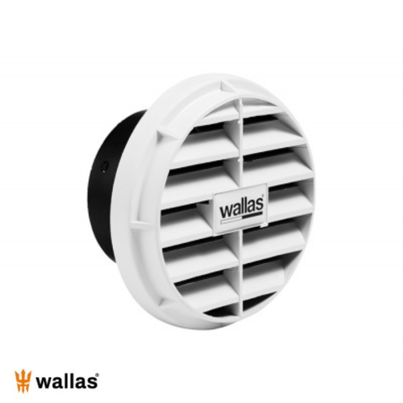 Grille d’aération air chaud 60 mm Wallas