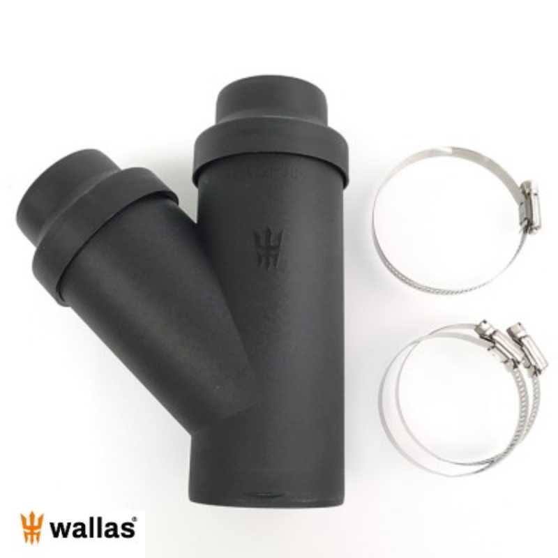 Raccord en Y 75/60 mm