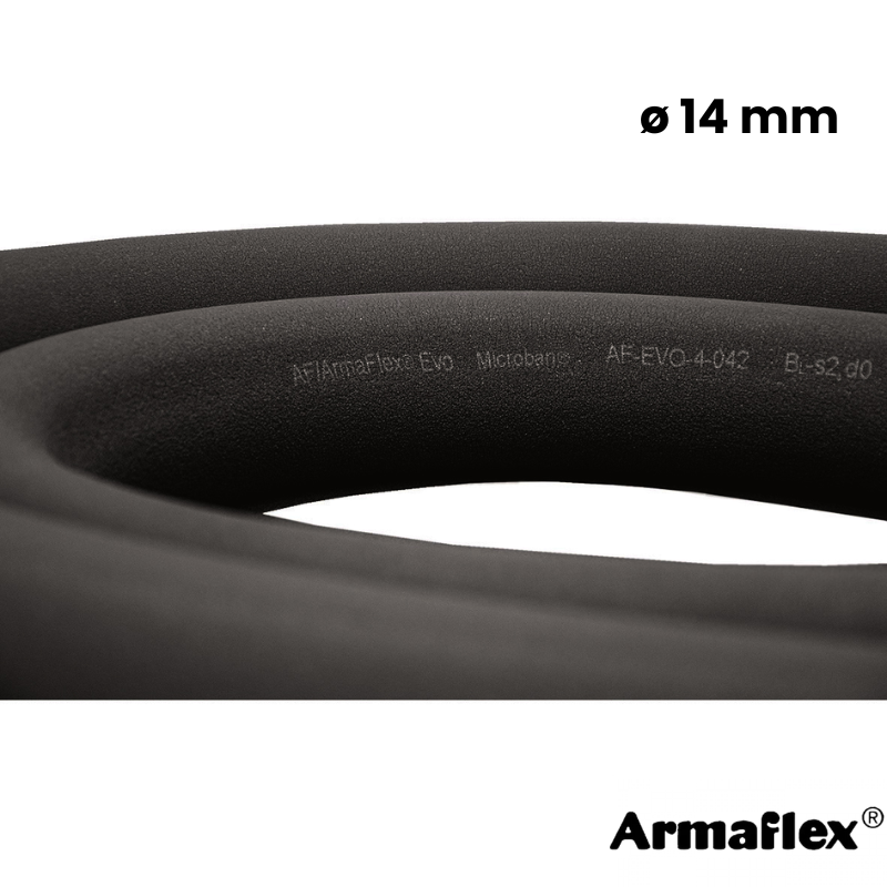 [AF-EVO-2-060-A] Isolant gaine Armaflex 14 mm (Auto-collant, 60 mm)
