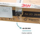 Chauffage gasoil camping-car – Autoterm Air 2D 24V – Déstockage (1h test, carton abîmé)