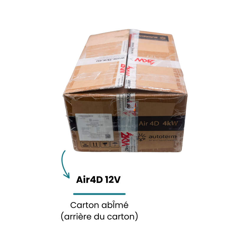 Chauffage diesel Autoterm Air 4D 12V – Déstockage – Neuf 0h – Carton abîmé