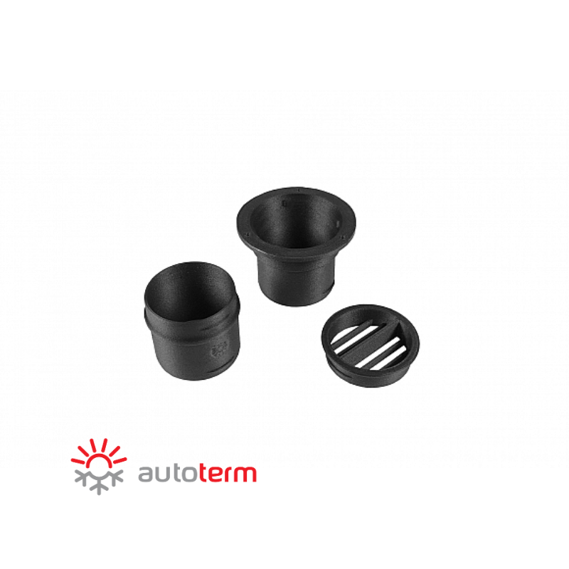 Kit passe cloison Ø 60 mm version grille