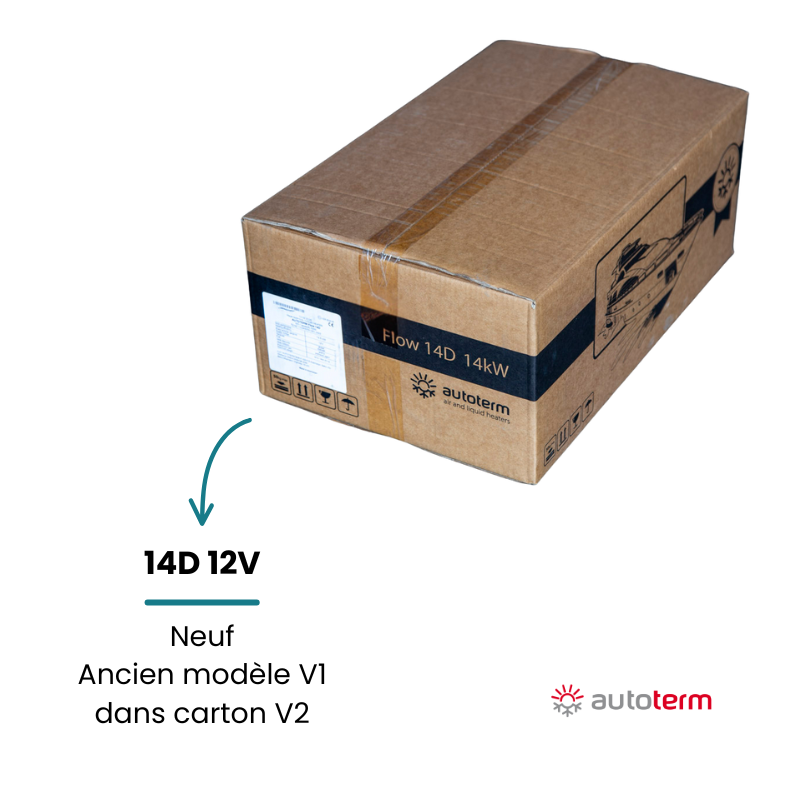 Chauffage Autoterm Flow 14D 12 V – Ancienne version (V1) | Retour client neuf – 0 h de fonctionnement