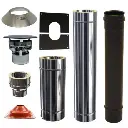 Kit conduit isolé 80 mm pour mini poêle The Shepherd