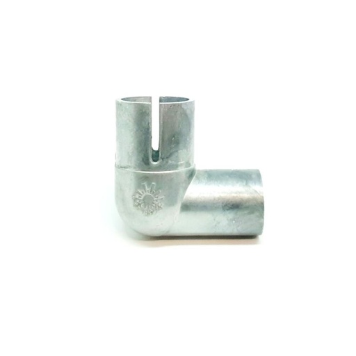 Adaptateur coudé de tuyau d'échappement Ø 24 mm