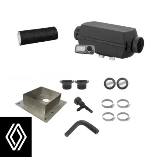 Kit chauffage Renault Trafic - montage intérieur
