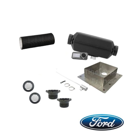 Kit chauffage Ford Transit Custom -  L2H2 L3H2 - montage intérieur
