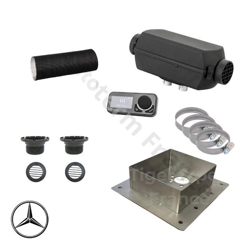 Kit chauffage Mercedes Sprinter L1H1/L2H2 - montage intérieur