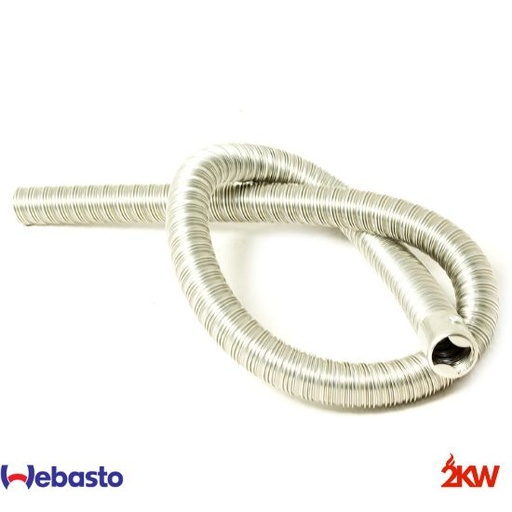 [337390AK] Tuyau flexible ø 22mm en acier inoxydable avec capuchon