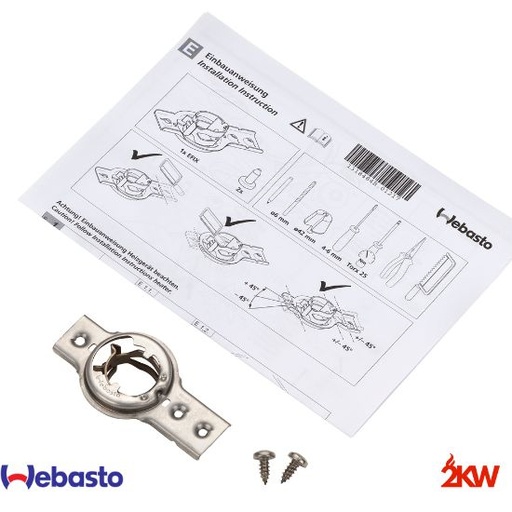 [1317567A] Fixation finale du conduit de gaz d'échappement
