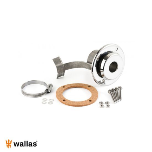 [2467] Cheminée latérale inox paroi/jupe arrière