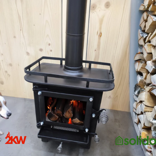 [1000] Poêle à bois Solido Mini