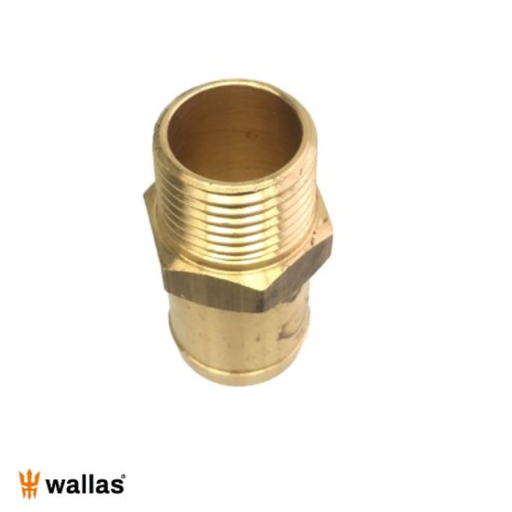 [7420] Raccord mâle fileté 1/2" avec embout cannelé 22 mm