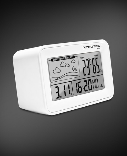 [ATRMT] Réveil-matin BZ01 avec station météo intégrée | Température, humidité, heure et tendance météo