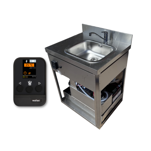 [EMD3] Evier mobile – Chauffe-eau Diesel 3 kW | Autonome et Compacte