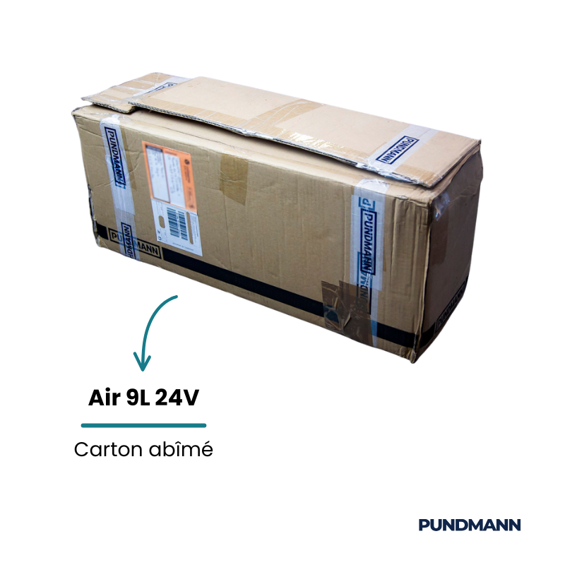 [PT/R/00021] Chauffe-eau Pundmann Air 9L 24V reconditionné - Boiler compact - Carton abîmé