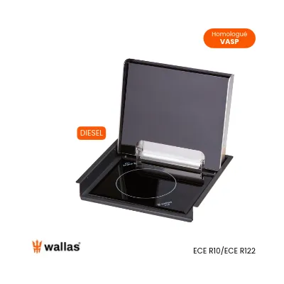[600FF] Wallas 600 FF : Plaque de cuisson / chauffage diesel encastré 2 000 W sans gaz