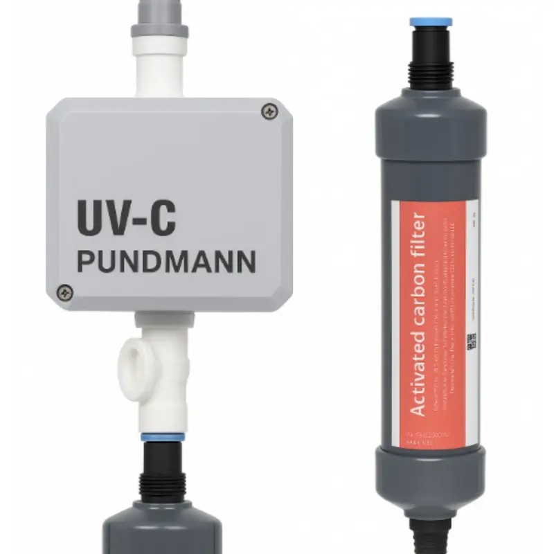 [78775] fluviSHIELD UV-C Système de désinfection de l'eau avec filtre à charbon actif