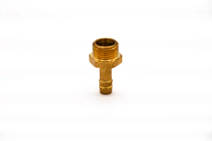[75723] Embout de tuyau en laiton 10 mm mâle 1/2"